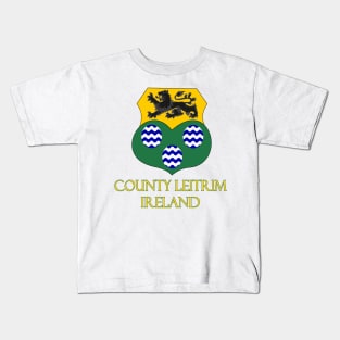 County Leitrim, Ireland - Coat of Arms Kids T-Shirt